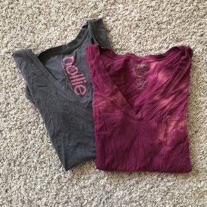 Two v-neck t-shirts!